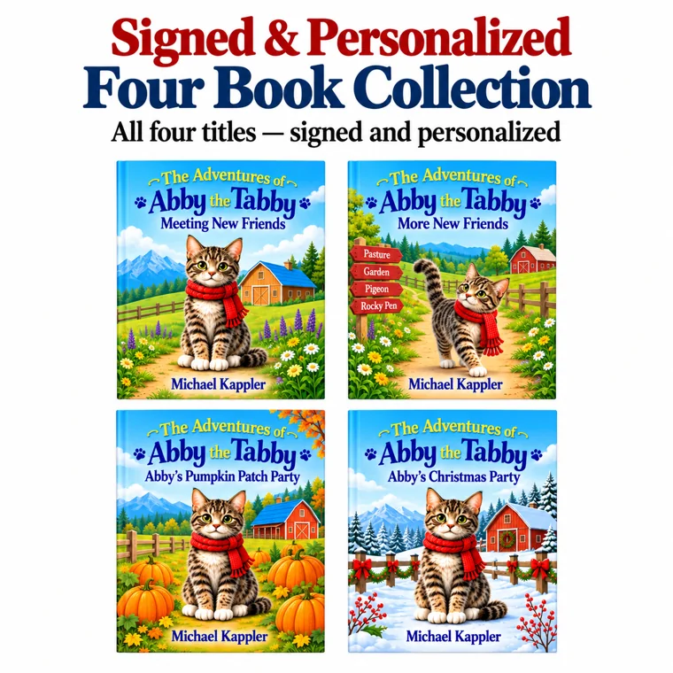 Approved artwork for Signed & Personalized Four Book Collection