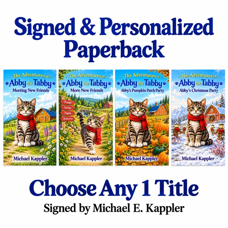 Approved artwork for Signed & Personalized Paperback