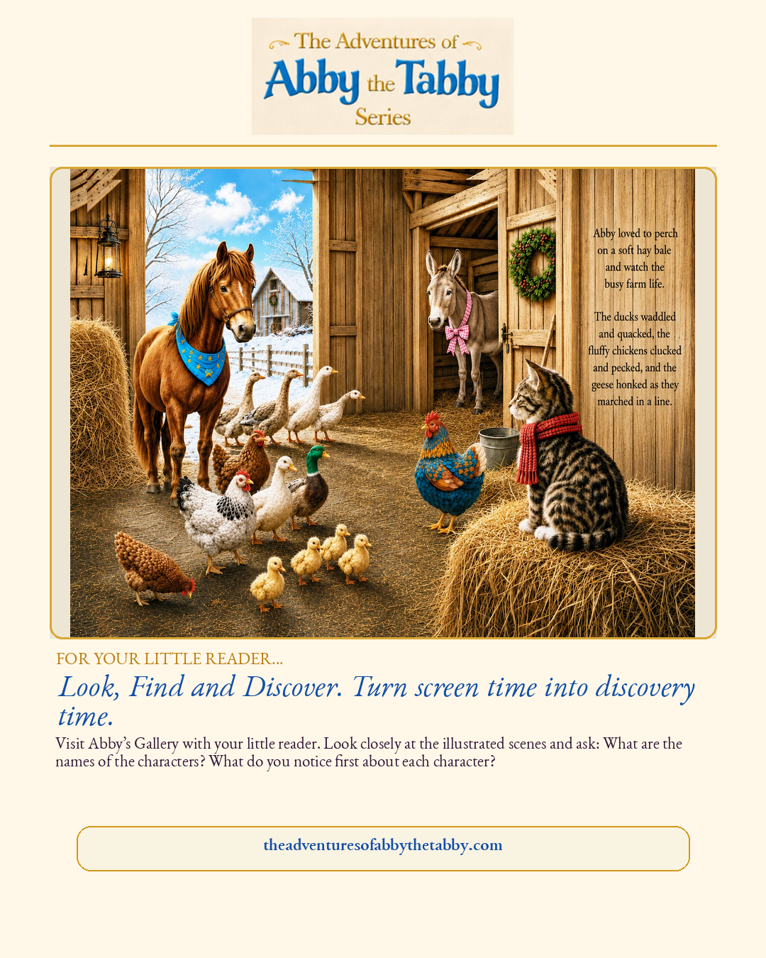 For Your Little Reader campaign post
